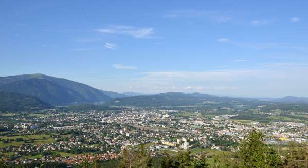 Panoramabild von Villach